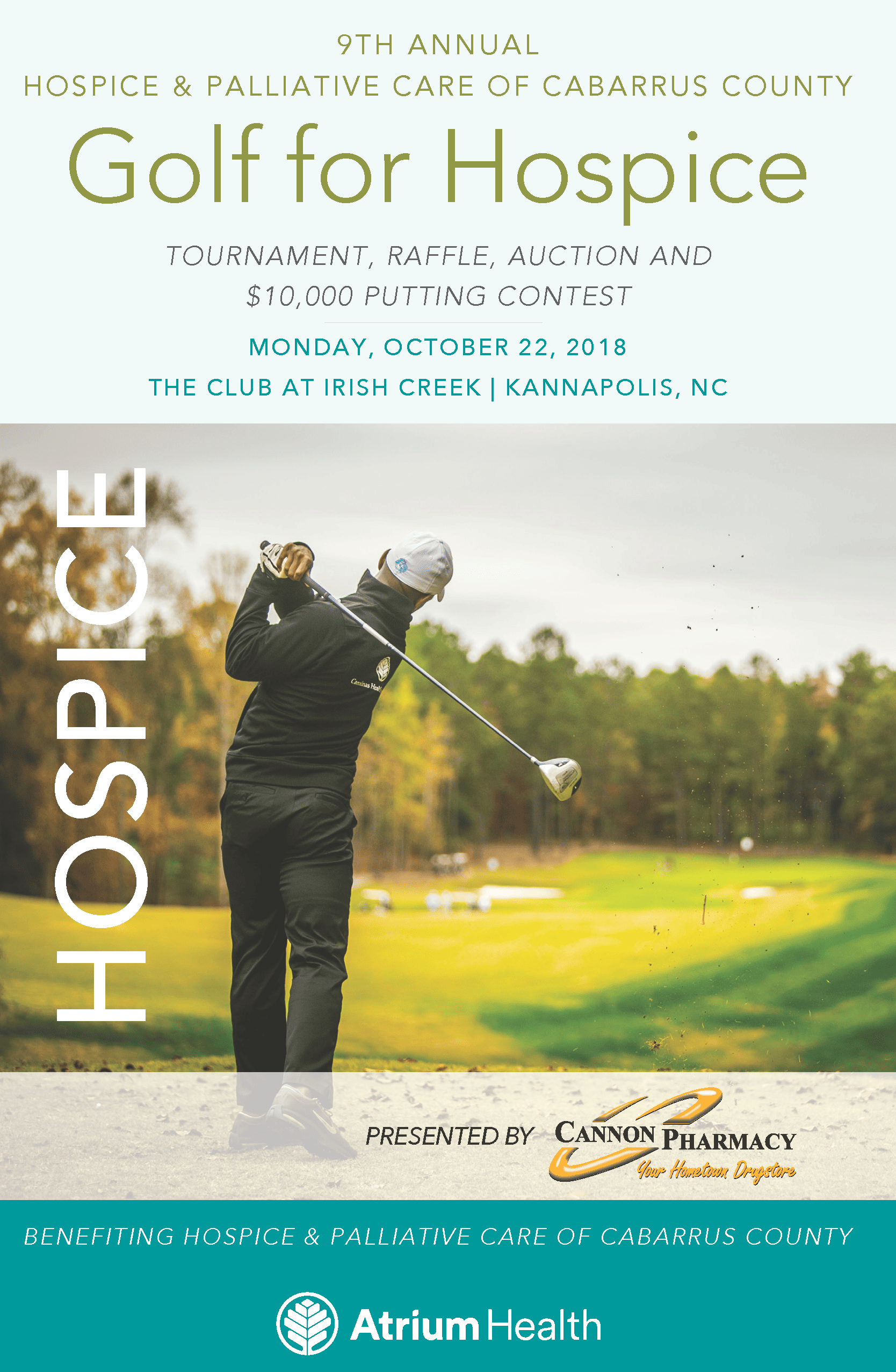 Atrium Health Foundation Support the 9th Annual Golf for Hospice