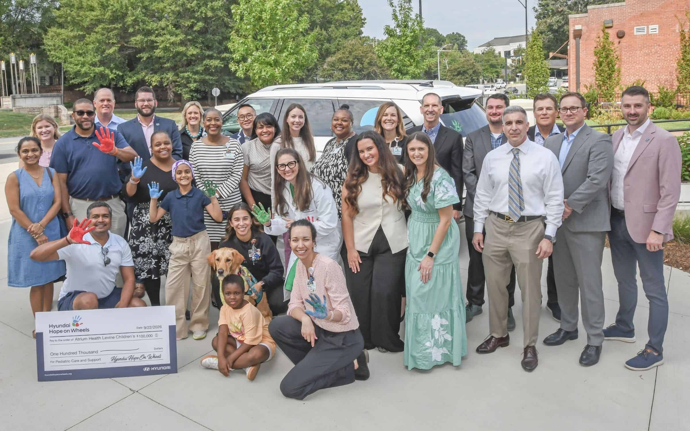 Featured image for “Hyundai Hope on Wheels Strengthens Spiritual Care at Atrium Health Levine Children’s Cancer & Blood Disorders”